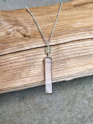 Smoky Quartz Stick Necklace