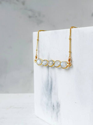 Moonstone Gemstone Necklace