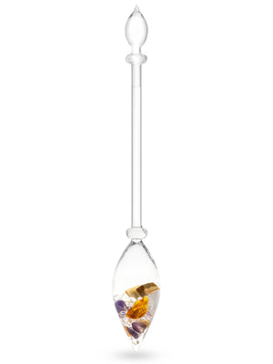 Gemstone Vial Prana – Amber, Amethyst & Chalcedony