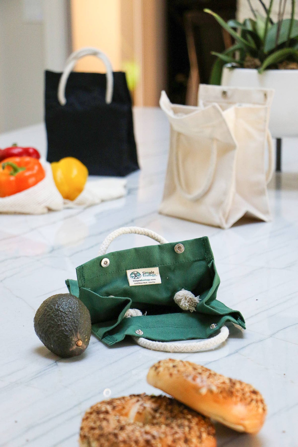 Organic Cotton Simple Lunch Sack - Simple Ecology