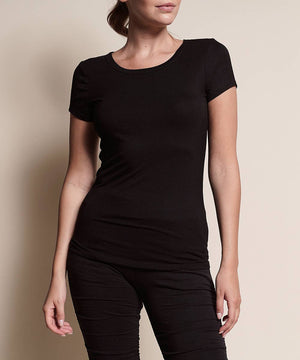 BAMBOO BASIC CREW NECK TOP
