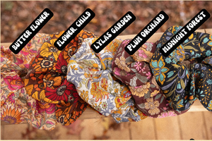 Boho Oversized Recycled Silk Scrunchie