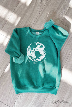 LOVE YOUR MOTHER Youth Unisex Graphic Sweatshirt