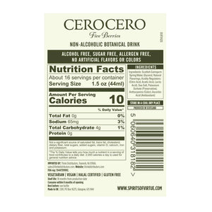 CeroCero Five Berries Non-Alcoholic Gin 0.0% ABV