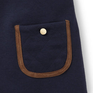 Quilted Ponte Riding Dress