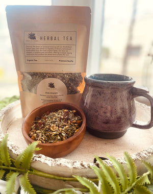 Lemon Balm and Oat Straw Herbal Tea