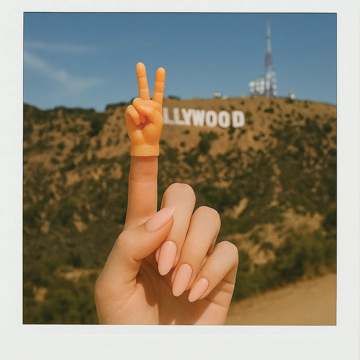 Tiny Hands Peace Sign