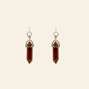 Double Point Crystal Earrings