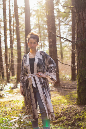 The Looking Glass Bamboo Duster Kimono Robe