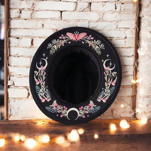 Celestial Butterfly Western Hat Fedora