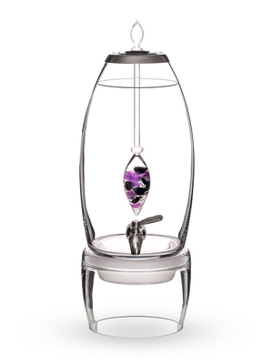 Gemstone Vial Guardian– Black Tourmaline & Amethyst