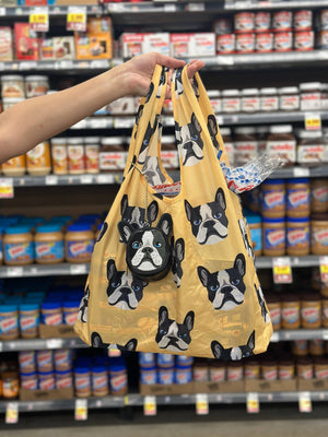 Boston Terrier Bag Charm & Reusable Shopper