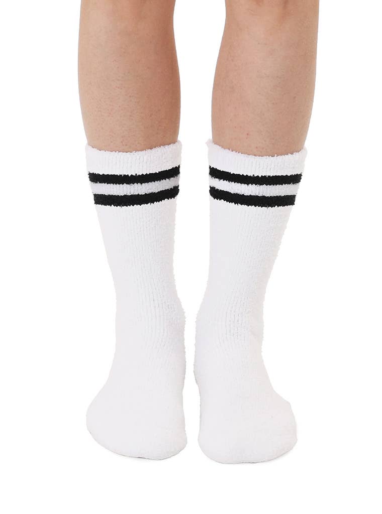 Everything Is Fine Fuzzy Grip Crew Socks