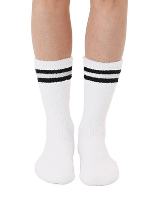 Everything Is Fine Fuzzy Grip Crew Socks