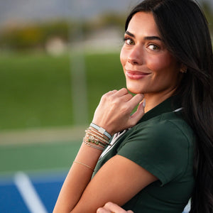 Ace Tennis Hair Tie Bracelet Set
