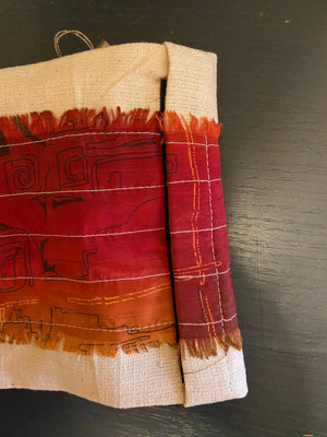Upcycled Sari Wheat Bag