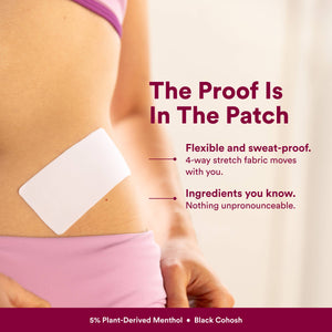 Menstrual Relief Patch with Menthol & Black Cohosh