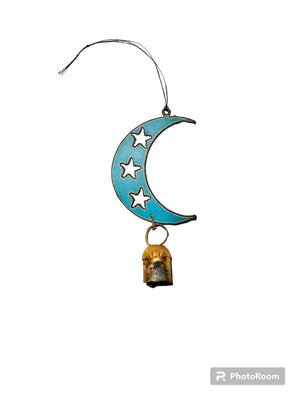 MOON Ornament Wind Chime bell Door hanger Hippie gift USA