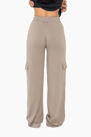 GREEN - Organic Cotton Blend Cargo Trousers