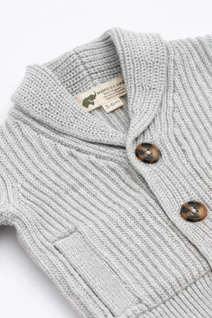 Heather Gray Collegiate Cardigan