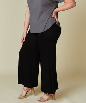 Classic Bamboo Palazzo Pants, Plus Size