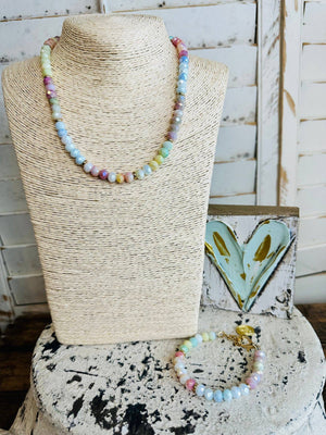 Rainbow Crystal Sorbet Necklace