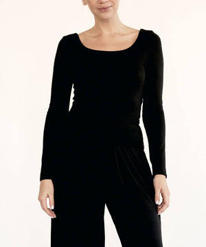 Bamboo Double Layered Long Sleeve Top