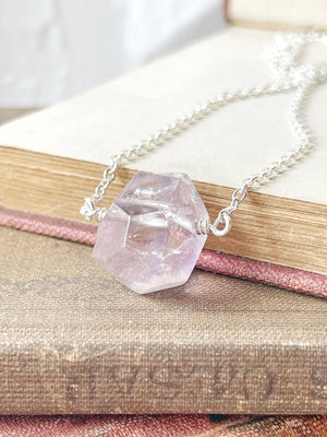 Amethyst Nugget Necklace