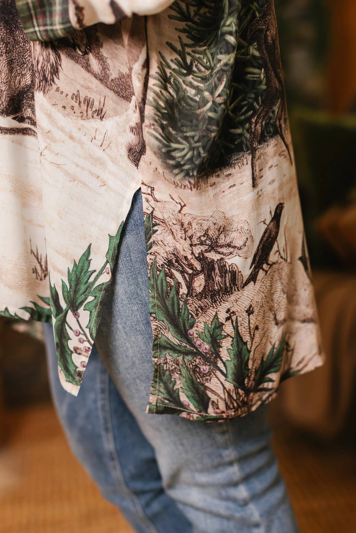 Winter Wish Christmas Matinée Duster Kimono