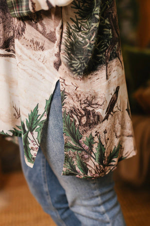 Winter Wish Christmas Matinée Duster Kimono