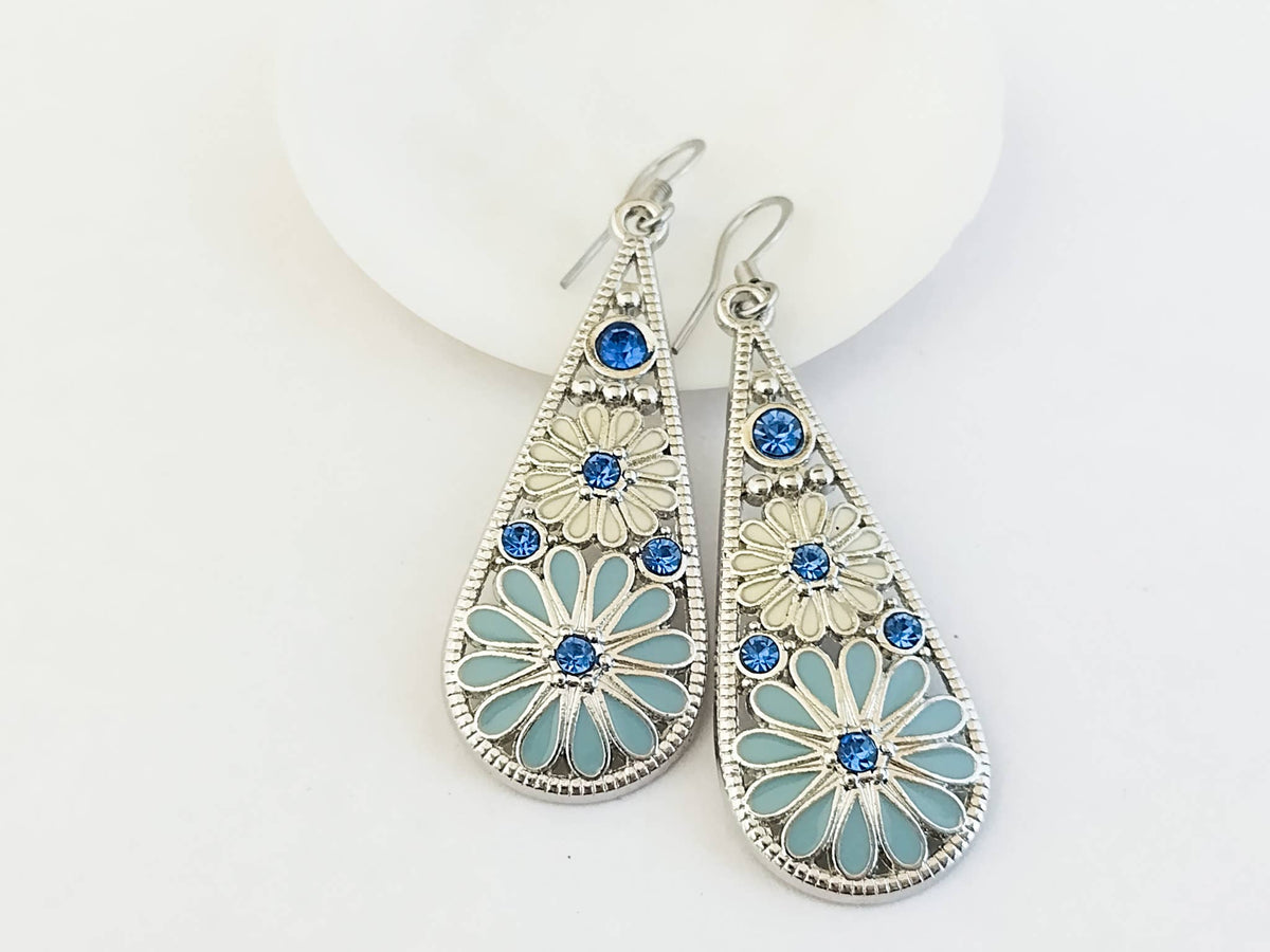 Teardrop Boho Earrings, Dangle Earrings