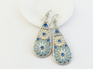 Teardrop  Boho Earrings, Dangle Earrings