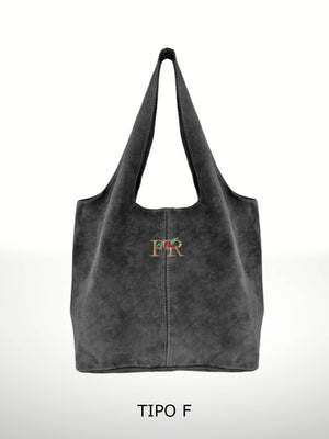 Giannina Suede Leather Shoulder Bag