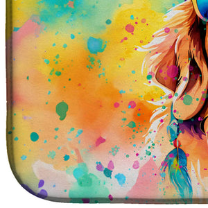 Golden Retriever Hippie Dawg Dish Drying Mat