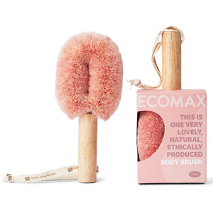 Spa Body Brush – Firm Sisal (Pink)