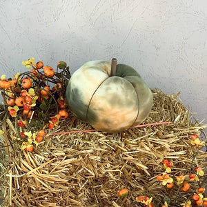 Medium Dark Olive/Orange Tie-dye Pumpkin