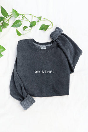 BE KIND. Mineral Graphic Sweatshirt