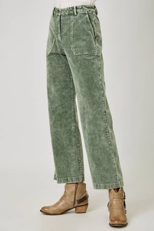 Washed Corduroy Trousers