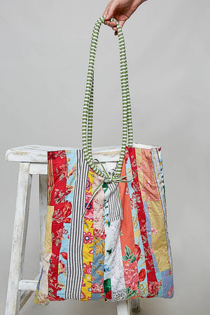 Boho Quilted patchwork Shoulder Bag