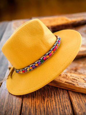 Boho/Multi Color Beaded Hat Band