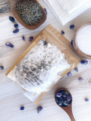 Amethyst & Lavender Crumbled Bath Bomb Bath Soak
