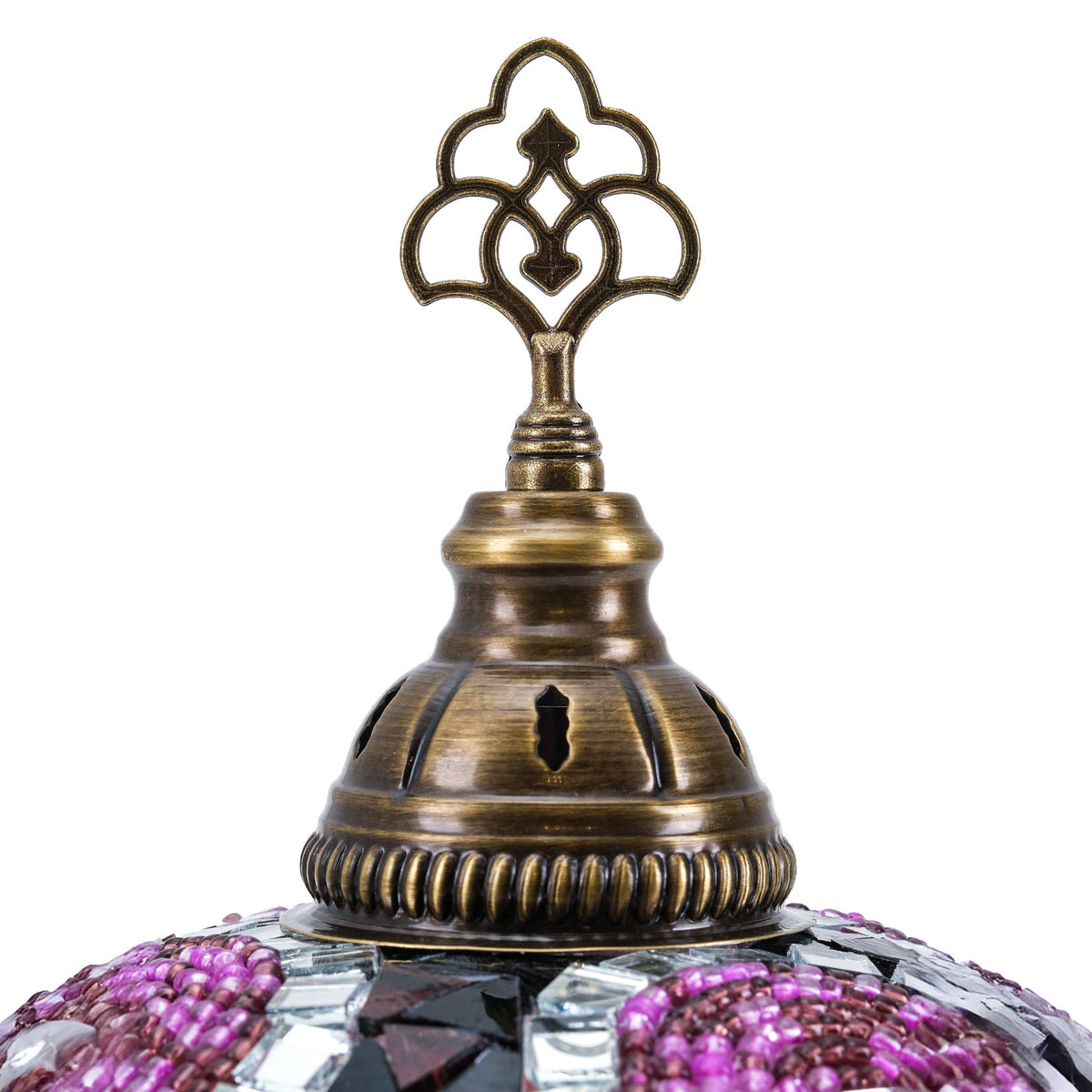 Turkish Mosaic Table Lamp (Purple)