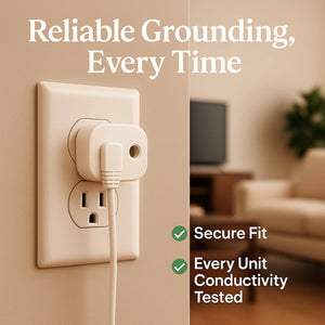 Grounding Plug Adapter – Dual Port