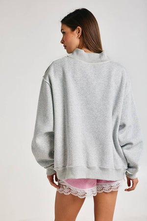 Mahjong Embroidery Sweatshirt