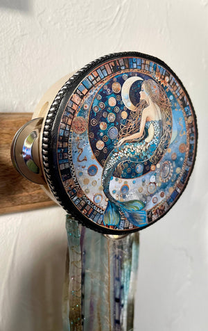 Moonchanted Mermaid Tambourine Wall Accent