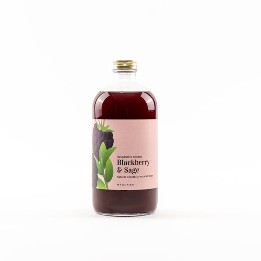 Blackberry and Sage Cocktail and Mocktail Mixer, 16 fl oz