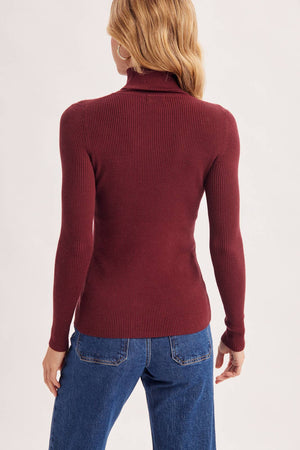 Essential Rib Turtleneck Pullover