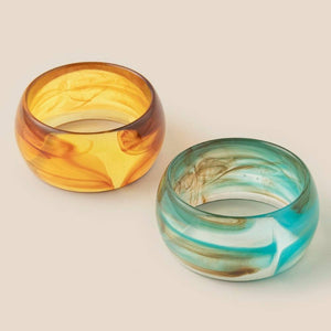 Solid Resin Bangle Bracelet