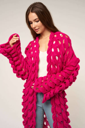 Open Knit Cardigan