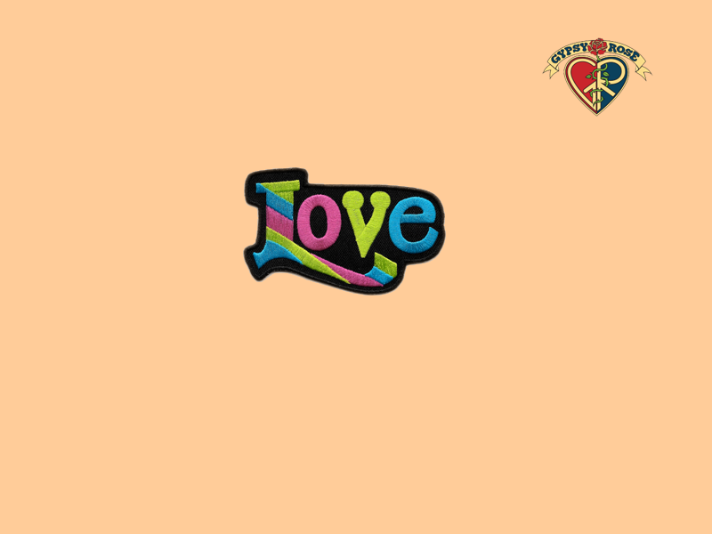 Love Letters Multi Color Patch